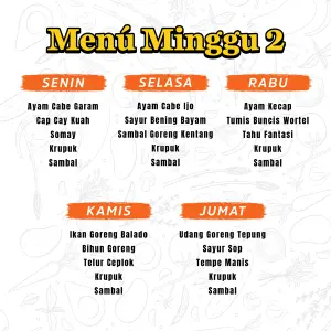 SAHUR CATERING 5 HARI MINGGU 2