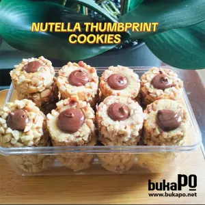 NUTELLA THUMBPRINT COOKIES Cik n Koh
