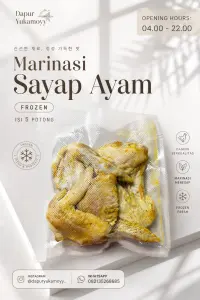 SAYAP AYAM MARINASI Dapur Yukamoyy