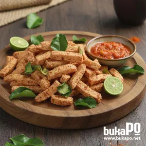 BASRENG PEDAS DAUN JERUK 500g Cleo Olshop Bali