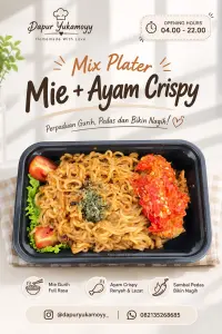 MIX PLATTER MIE AYAM KRISPY Dapur Yukamoyy