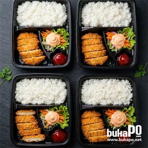 NASI BENTO BOX CHICKEN KATSU Atalsfood