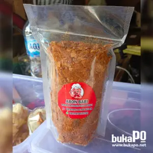 abon babi besar krupuk babi asli kedonganan