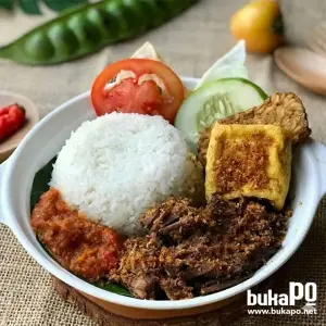 PAKET EMPAL sego sambel binjay