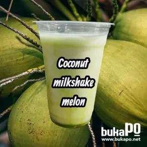 COCONUT MILKSHAKE MELON Es Kelapa Muda Kekinian