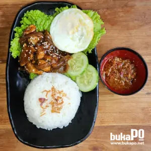AYAM BLACK PEPPER PLUS TELUR Wall Kitchen