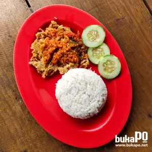 PAKET AYAM GEPREK SAMBAL BAWANG ayam geprek pak shaka