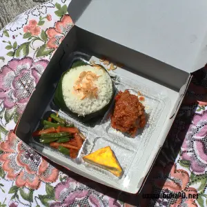 nasi kotak ayam bumbu rujak