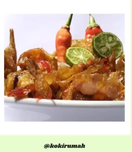 Koki Rumah Ikan asin manis