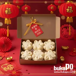 BAKPAO MIX AYAM DAN KACANG HAMPERS CNY Yummy Tummy