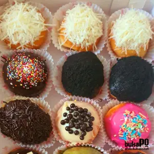 Donat topping glazed