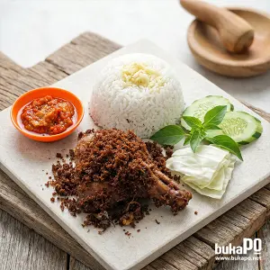 NASI BEBEK DENGAN NASI Ummi Cempaka Catering