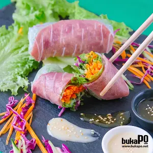 SMOKED BEEF SALAD ROLL La Salad Roll