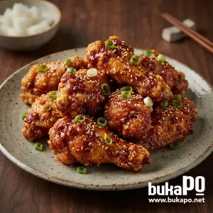 YANGNYEOM CHICKEN 5PCS Saranghae Kuliner