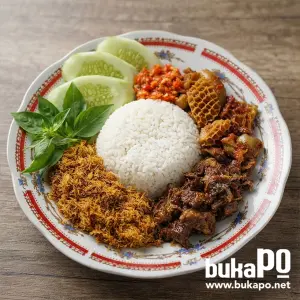 SEGO BABAT KOMPLIT Saranghae Kuliner